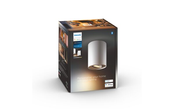 1787979_2 - Mediatech Philips Hue White amb. Pillar Spot 1 flg. weiss 350lm inkl. Dimmschalter