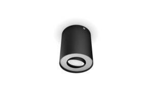 1787981_1 - Mediatech Philips Hue White amb. Pillar Spot 1 flg. schwarz 350lm inkl. Dimmschalter