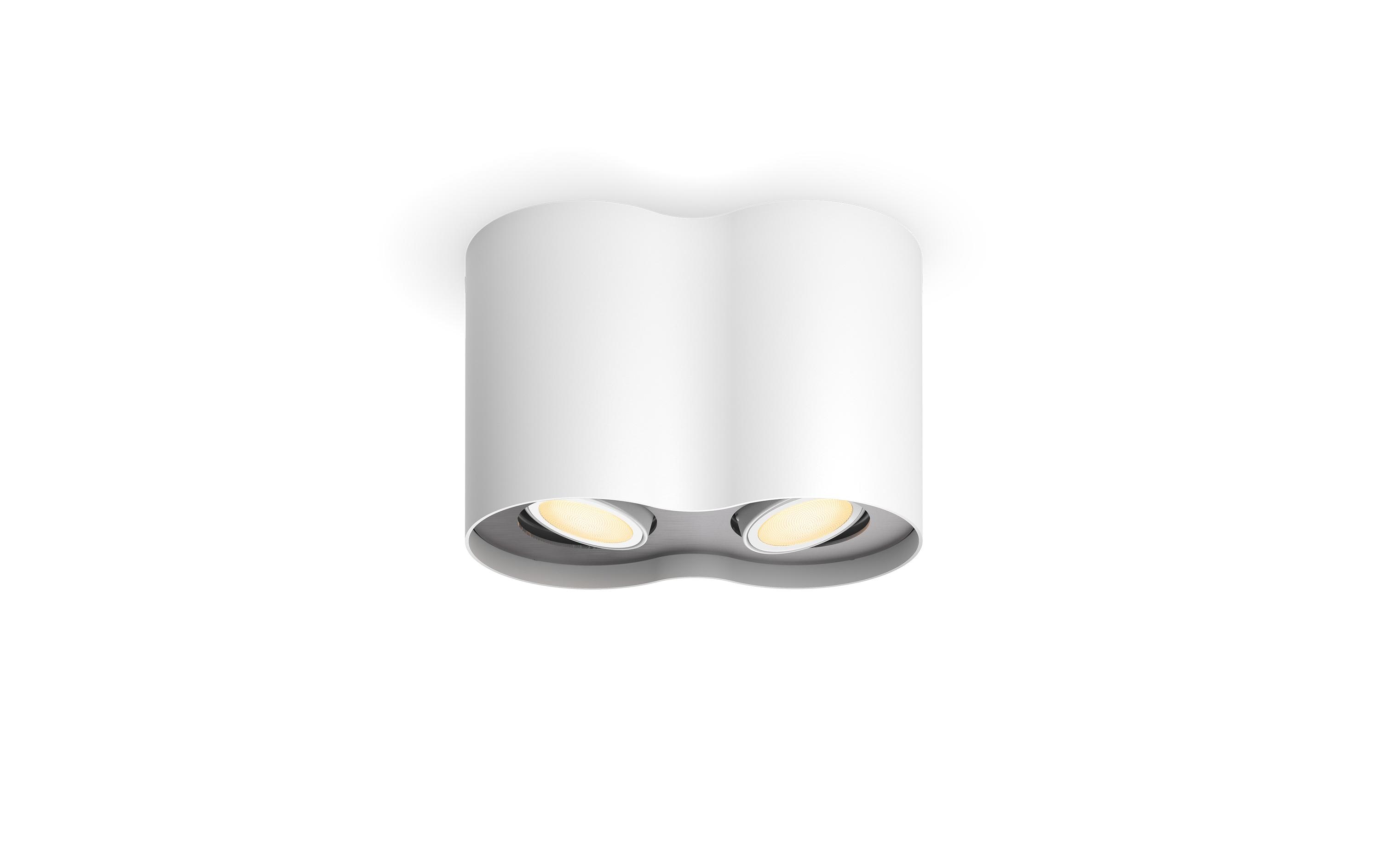 Philips Hue White amb. Pillar Spot 2 flg. weiss 2x350lm inkl. Dimmschalter