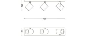 1787994_3 - Mediatech Philips Hue White & Col. amb. argenta 3 flg. weiss 3x350lm