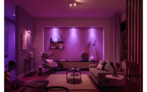 Philips Hue White & Col. amb. argenta 4 flg. weiss 4x350lm