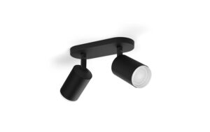 Philips Hue White & Col. amb. Fugato 2 flg. schwarz 2x350lm