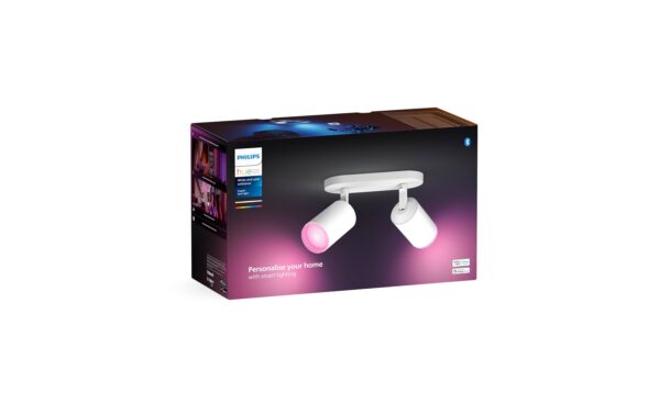 1788001_2 - Mediatech Philips Hue White & Col. amb. Fugato 2 flg. weiss 2x350lm