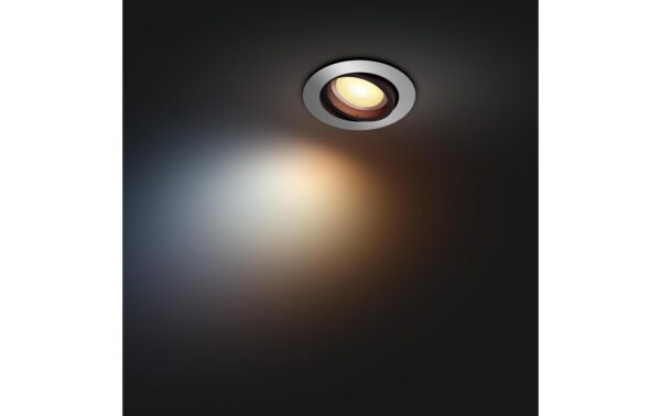 1788005_6 - Mediatech Philips Hue White amb Milliskin Einbauspot rund aluminium 350lm Erweiterung