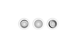 Philips Hue White amb Milliskin Einbauspot rund weiss 3x350lm