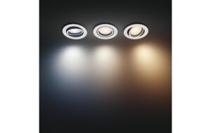 Philips Hue White amb Milliskin Einbauspot rund weiss 3x350lm
