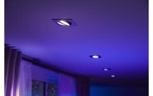 Philips Hue White & Col. amb. Centura Einbauspot eckig aluminium 350lm
