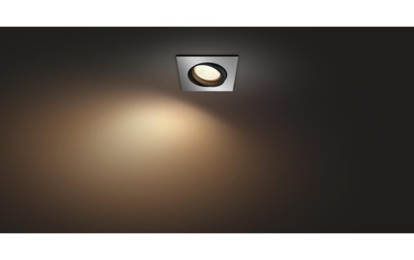 Philips Hue White & Col. amb. Centura Einbauspot eckig aluminium 350lm