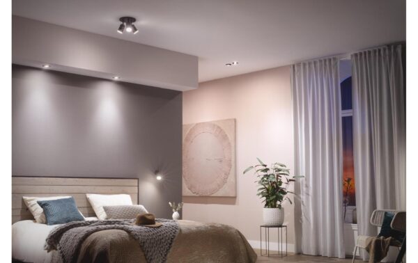 Philips Hue White & Col. amb. Centura Einbauspot rund schwarz 350lm