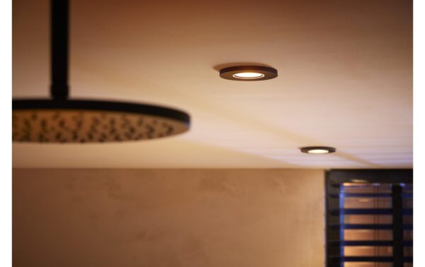 Philips Hue White & Col. amb. Xamento Einbauspots schwarz 3x350lm