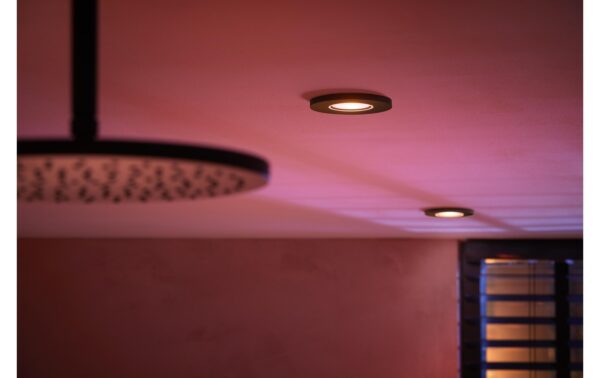Philips Hue White & Col. amb. Xamento Einbauspots schwarz 3x350lm