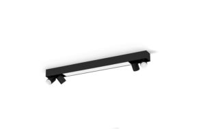 Philips Hue White & Col. amb Centris Cross Spot 4 flg. schwarz 4200lm