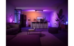 Philips Hue White & Col. amb Centris Cross Spot 4 flg. schwarz 4200lm
