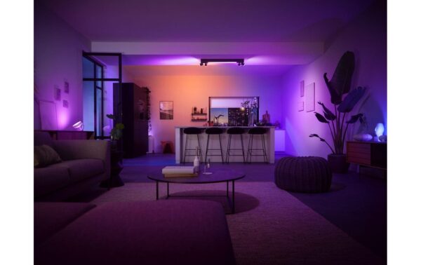 Philips Hue White & Col. amb Centris Cross Spot 4 flg. schwarz 4200lm
