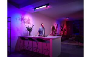 Philips Hue White & Col. amb Centris Cross Spot 4 flg. schwarz 4200lm