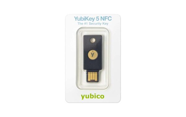 Yubico YubiKey 5 NFC Fips USB-A, IP68, NFC,FIDO2, FIDO U2F,NIST Cert