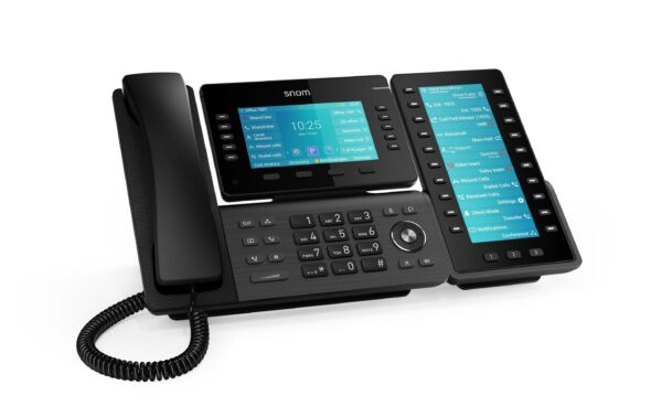 1790288_2 - Mediatech Snom D8C Schwarz USB-Zusatztastenfeld, Farbdisplay