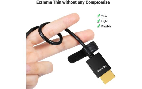 SmallRig Ultra-Slim 4K HDMI Data Cable (A to A) (100cm)