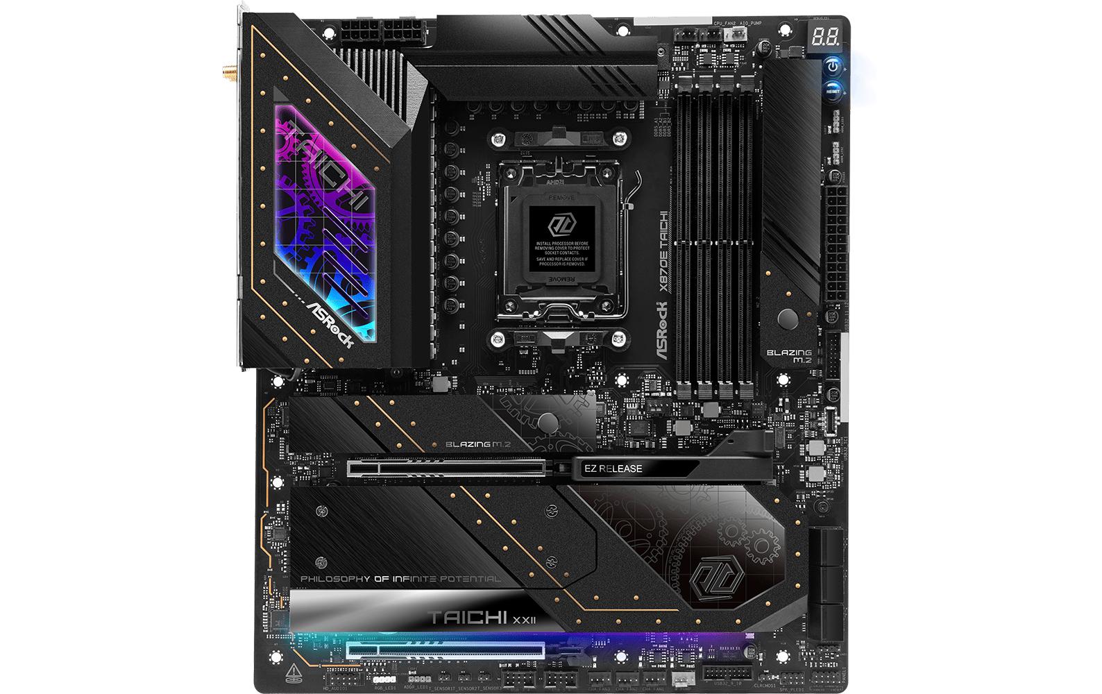 1793830_1 - Mediatech ASRock X870E TAICHI, ATX, AM5 AMD X870E, AM5, 4x DDR5, 2x PCI-E 5.0