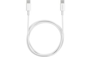 VONMÄHLEN USB-C auf USB-C Kabel 1 m, Weiss 60W / 1m White