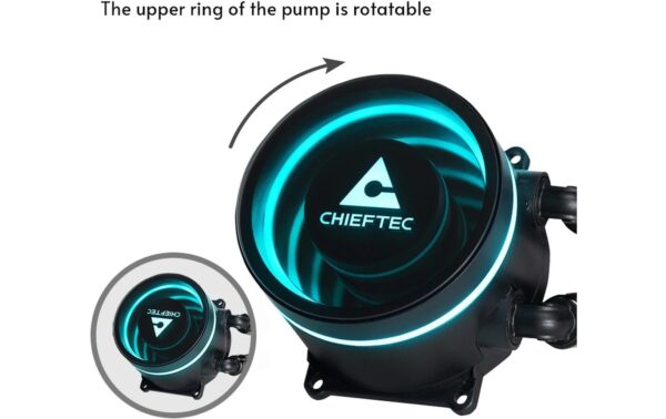 Wasserkühlungr Chiftec CLC-240-RGB Intel & AMd, RGB