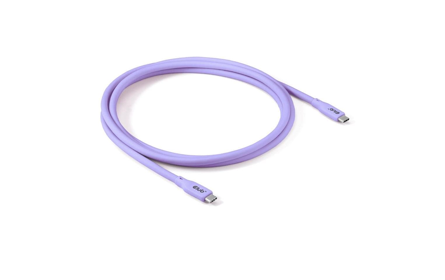 1796665 - Mediatech Club 3D, USB Lifestyle USB-C Kabel PD 240W,20Gbps 2m lila