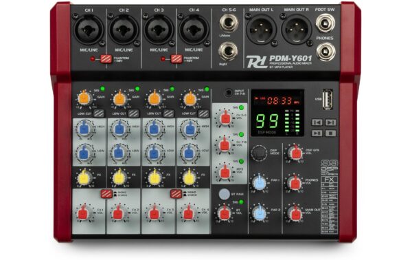 Power Dynamics PDM-Y601 6-Kanal Mischpult MP3/BT/USB/DSP
