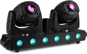 BeamZ FUZE TWIN BAR LED Bar, 2x Moving Head 75W LED, 6x15W RGBW