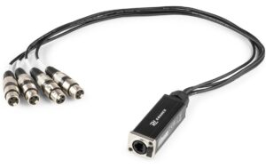 PD Connex CX192 Kabelpeitsche RJ45 auf 4x XLRf, DMX, 0.7m kaufen Schweiz | Mediatech.ch