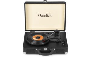 Audizio RP114BK Plattenspieler im Koffer, schwarz