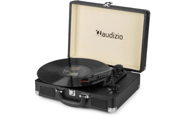 Audizio RP114BK Plattenspieler im Koffer, schwarz