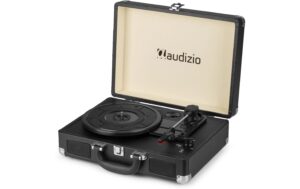 Audizio RP114BK Plattenspieler im Koffer, schwarz