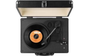 Audizio RP114BK Plattenspieler im Koffer, schwarz