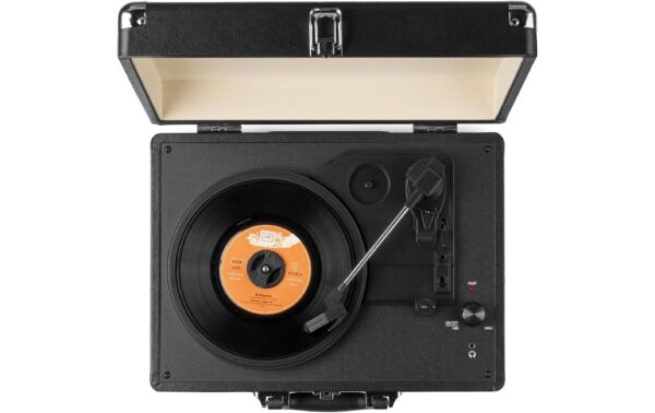 Audizio RP114BK Plattenspieler im Koffer, schwarz