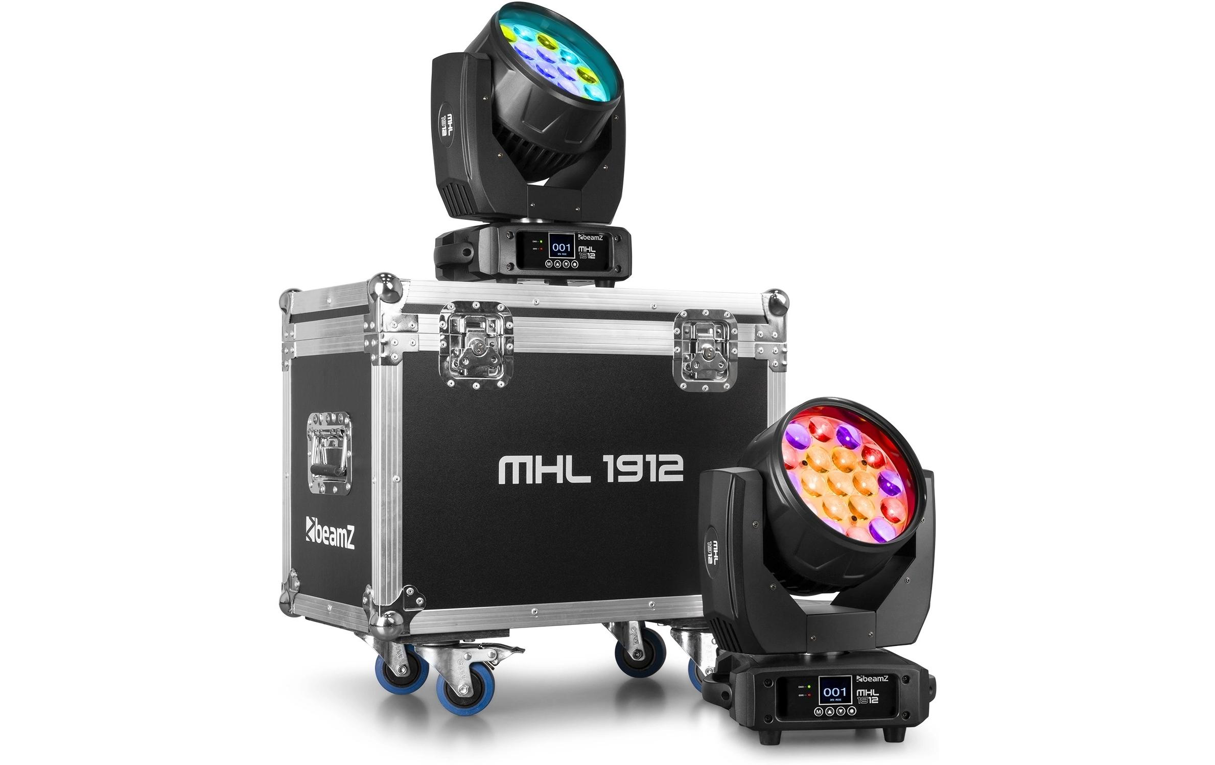 1797276 - Mediatech BeamZ MHL1912 SET Moving Head, LED, Wash, Zoom, 2x in FC kaufen Schweiz | Mediatech.ch
