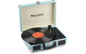 Audizio RP116BL Plattenspieler im Koffer mit BT, blau
