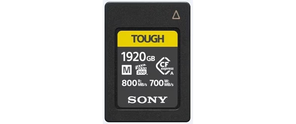 1798376 - Mediatech Sony CFexpress Typ-A 1920GB Tough Lesen 800MB/s, Schreiben 700MB/s kaufen Schweiz | Mediatech.ch