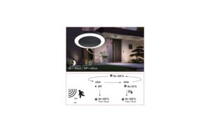 Paulmann LED Deckenleuchte Circula IP44 3000K 14W 880lm 230V Anthrazit Kunststoff