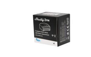 Shelly Plus 2PM Gen3 WiFi-SwitchX2 WLAN Schalt-Messaktor, 2x 10 A, Bluetooth