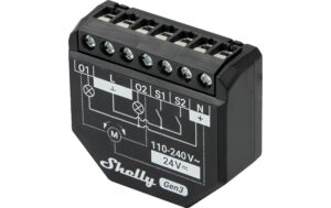 Shelly Plus 2PM Gen3 WiFi-SwitchX2 WLAN Schalt-Messaktor, 2x 10 A, Bluetooth