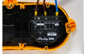 Shelly Plus 2PM Gen3 WiFi-SwitchX2 WLAN Schalt-Messaktor, 2x 10 A, Bluetooth
