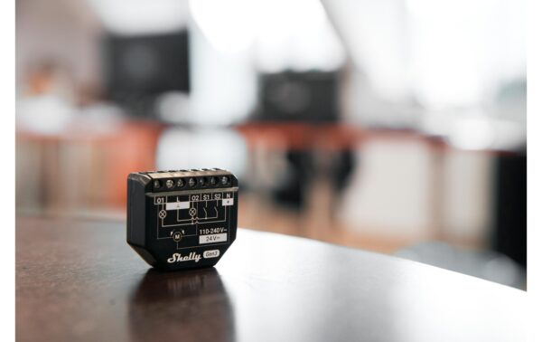 Shelly Plus 2PM Gen3 WiFi-SwitchX2 WLAN Schalt-Messaktor, 2x 10 A, Bluetooth