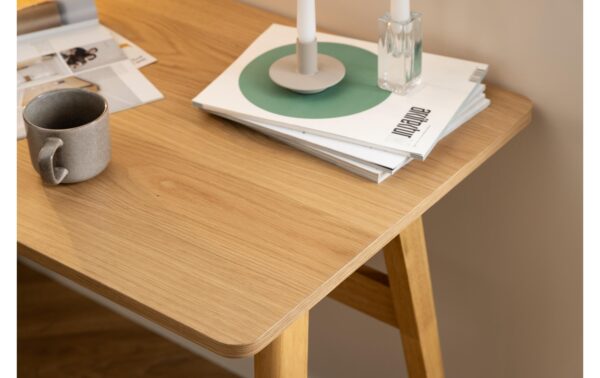 1799288_4 - Mediatech AC Design Bürotisch Barnett brau 120x60x75 cm (LxBxH) Eiche