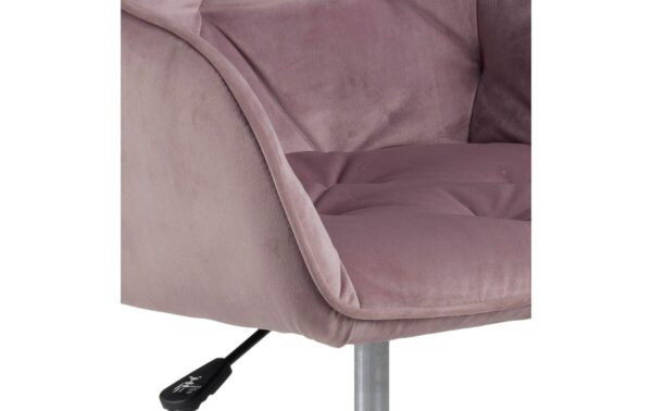 1799296_3 - Mediatech AC Design Bürostuhl Brooke rose mit Bremsrollen
