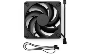 1802872_5 - Mediatech Gehäuselüfter Momentum 14 Schwarz 140x140x25mm