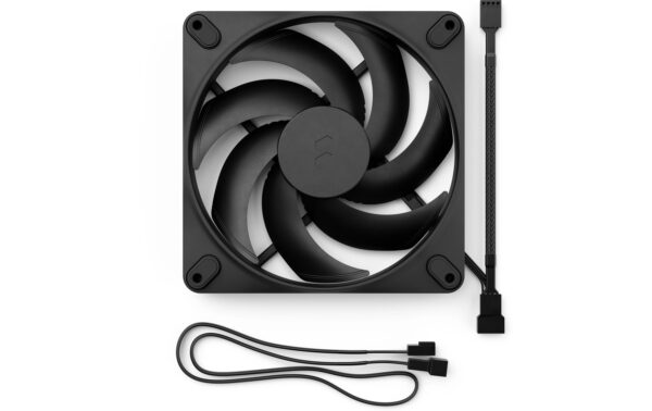 1802872_5 - Mediatech Gehäuselüfter Momentum 14 Schwarz 140x140x25mm