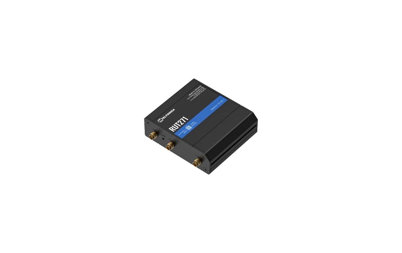 1808455 - Mediatech Teltonika RUT271 LTE/5G-NR Industrierouter Cat.4 LTE,5G RedCap, 2x LAN, 2.4Ghz WLAN