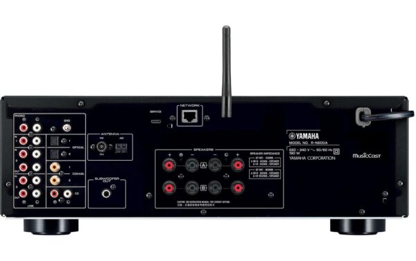Yamaha R-N 600A Stereo-Netzwerkreceiver Schwarz, DAB+, MC, Streaming, MusicCast