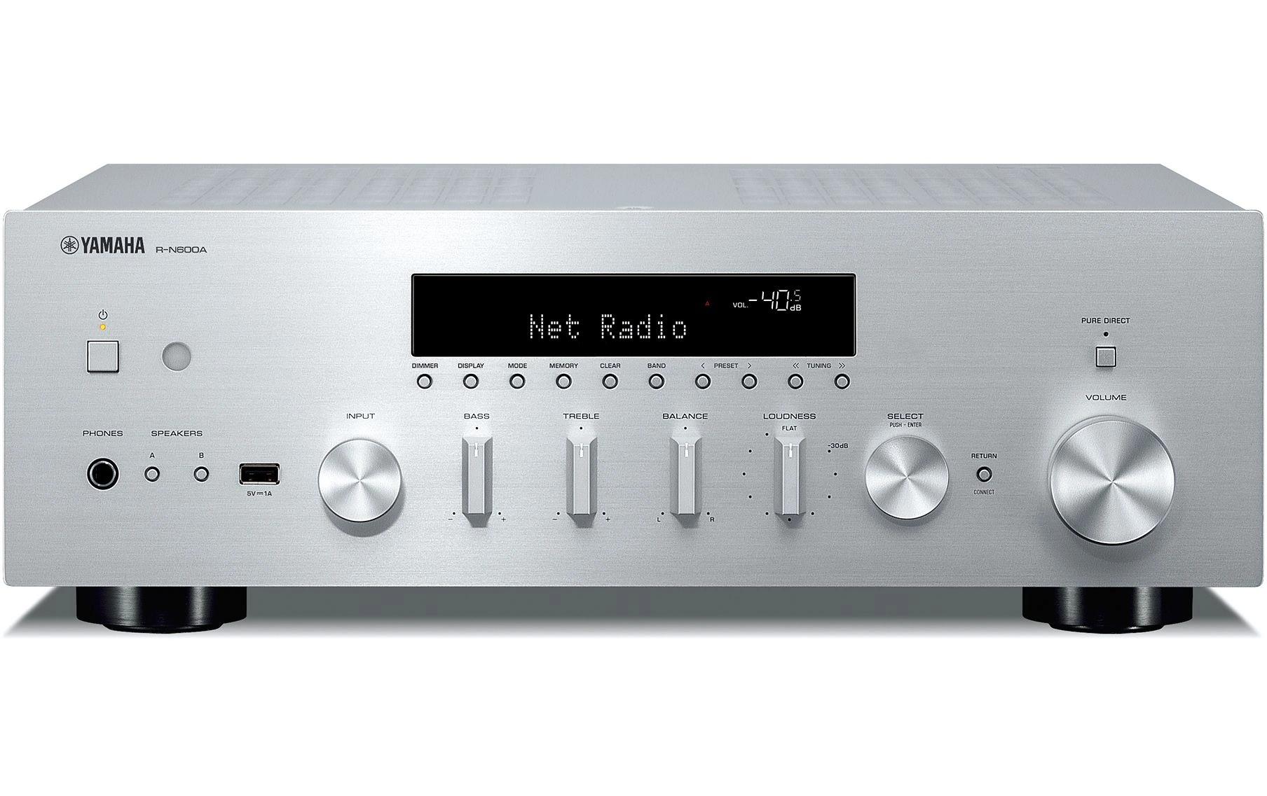 1808875 - Mediatech Yamaha R-N 600A Stereo-Netzwerkreceiver Silber, DAB+, MC, Streaming, MusicCast kaufen Schweiz | Mediatech.ch