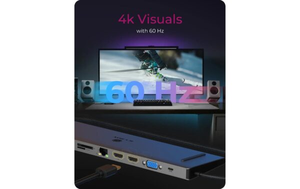 ICY BOX IB-DK2106a-CPD Dockingstation USB Type-C mit 3fach Videoausgabe
